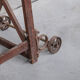 Antique industrial wooden french staircase
