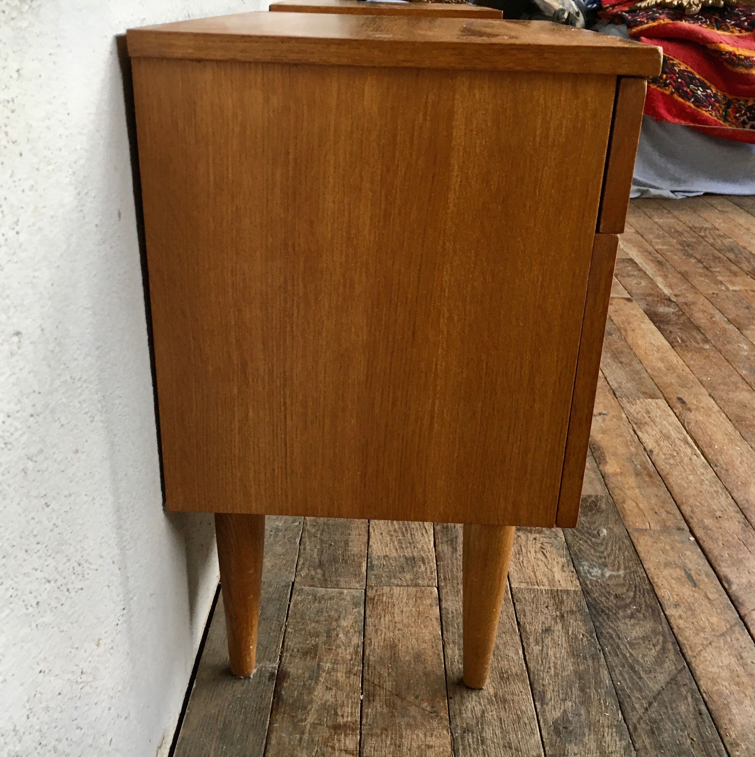 Paire de chevets anciens 1950/1960