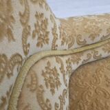 1950s, Danish 2-seater sofa, green/honing furniture velour.