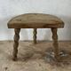 Small raw tripod stool