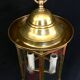 Lantern 2 lights in bronze and brass