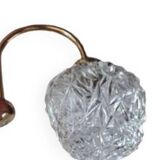 Vibtage crystal and bronze chandelier