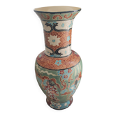 Exceptional Antique Chinese Vase Fencai Enamelled – Height 80 cm / Width 3
