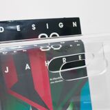 Postmodern Lucite ZigZag magazine rack, Italy, 1980s