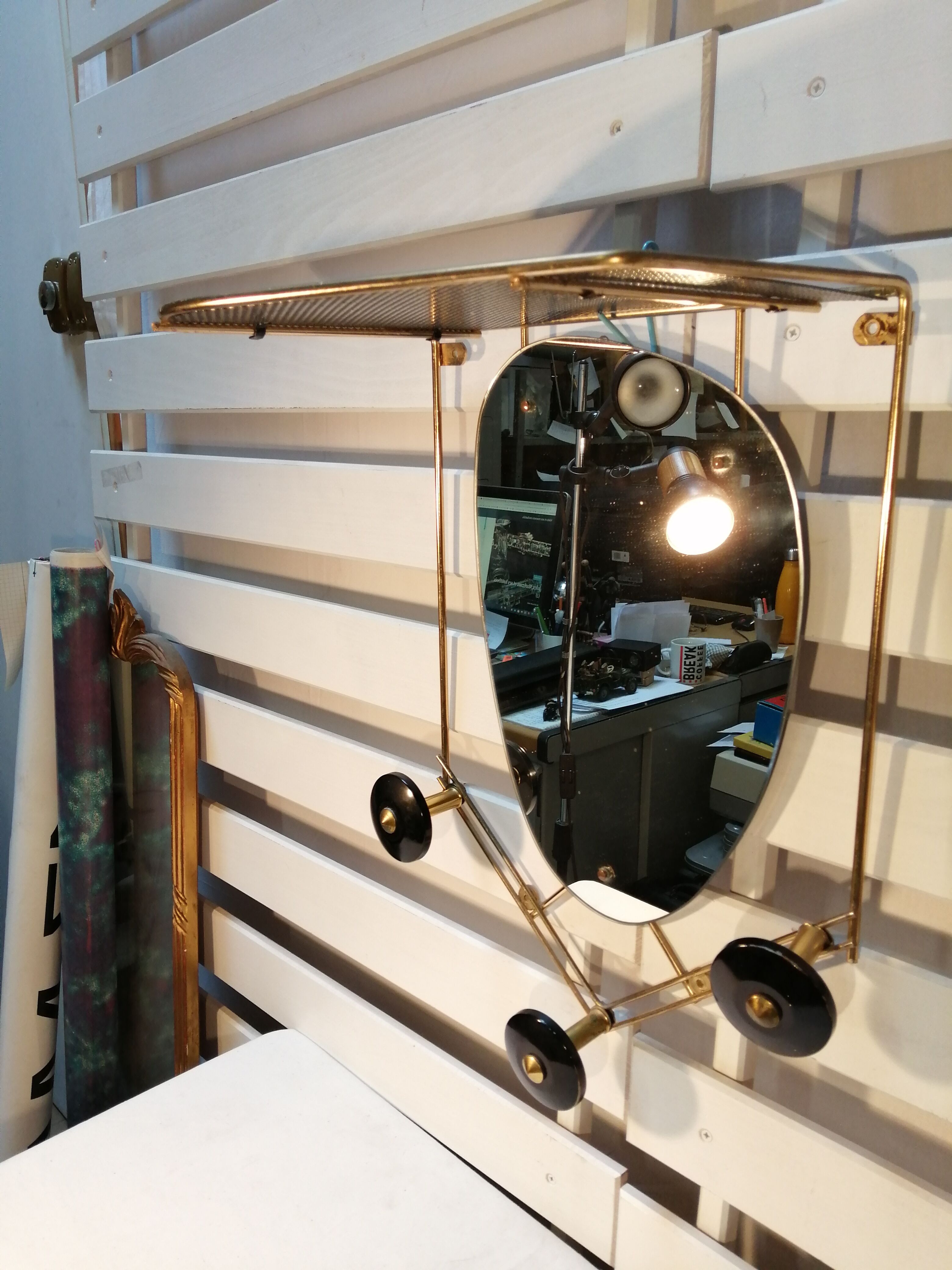 Vintage wall coat rack - 50s/60s