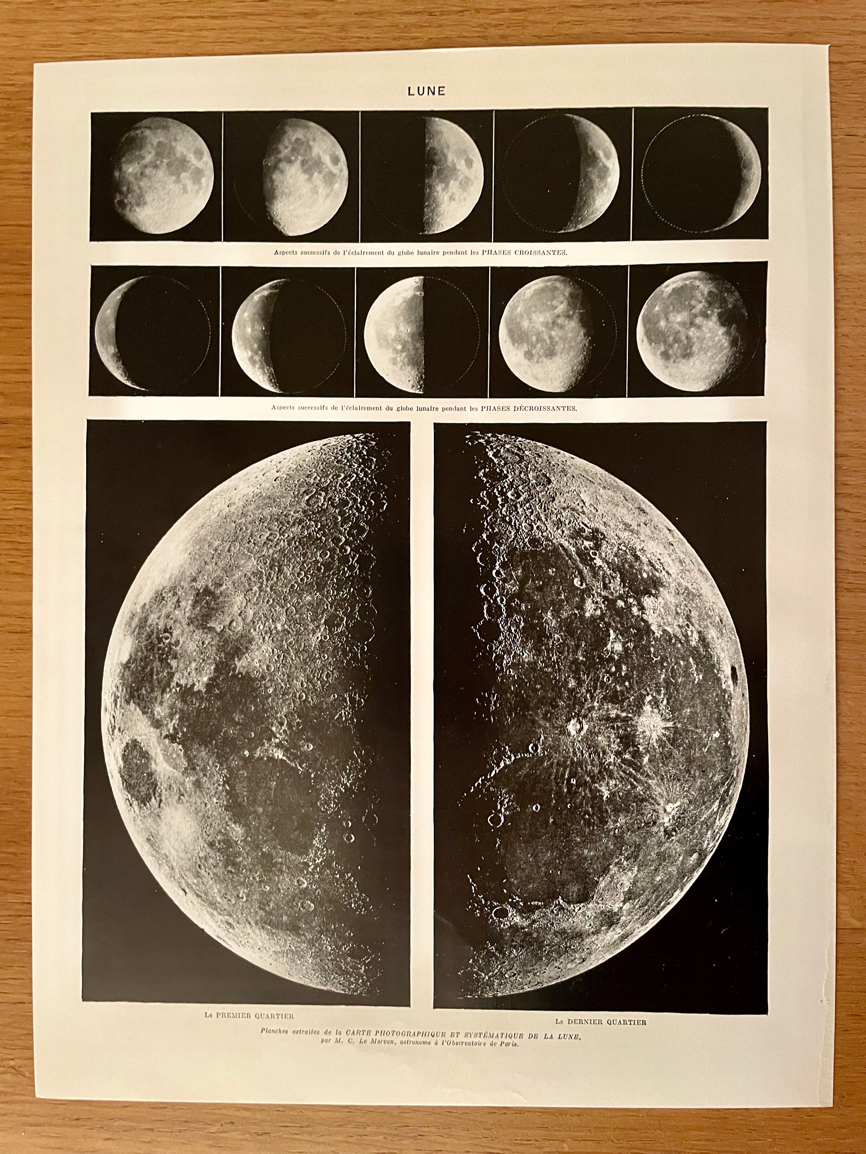 Photographic plate on the moon - 1930