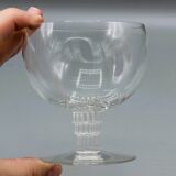 Beautiful crystal glass signed lalique france bamboo model