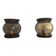 Pair of bronze and glass wall lights from the mid-century, 1960, Italy.