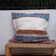Handwoven cushion cover made from recycled cotton