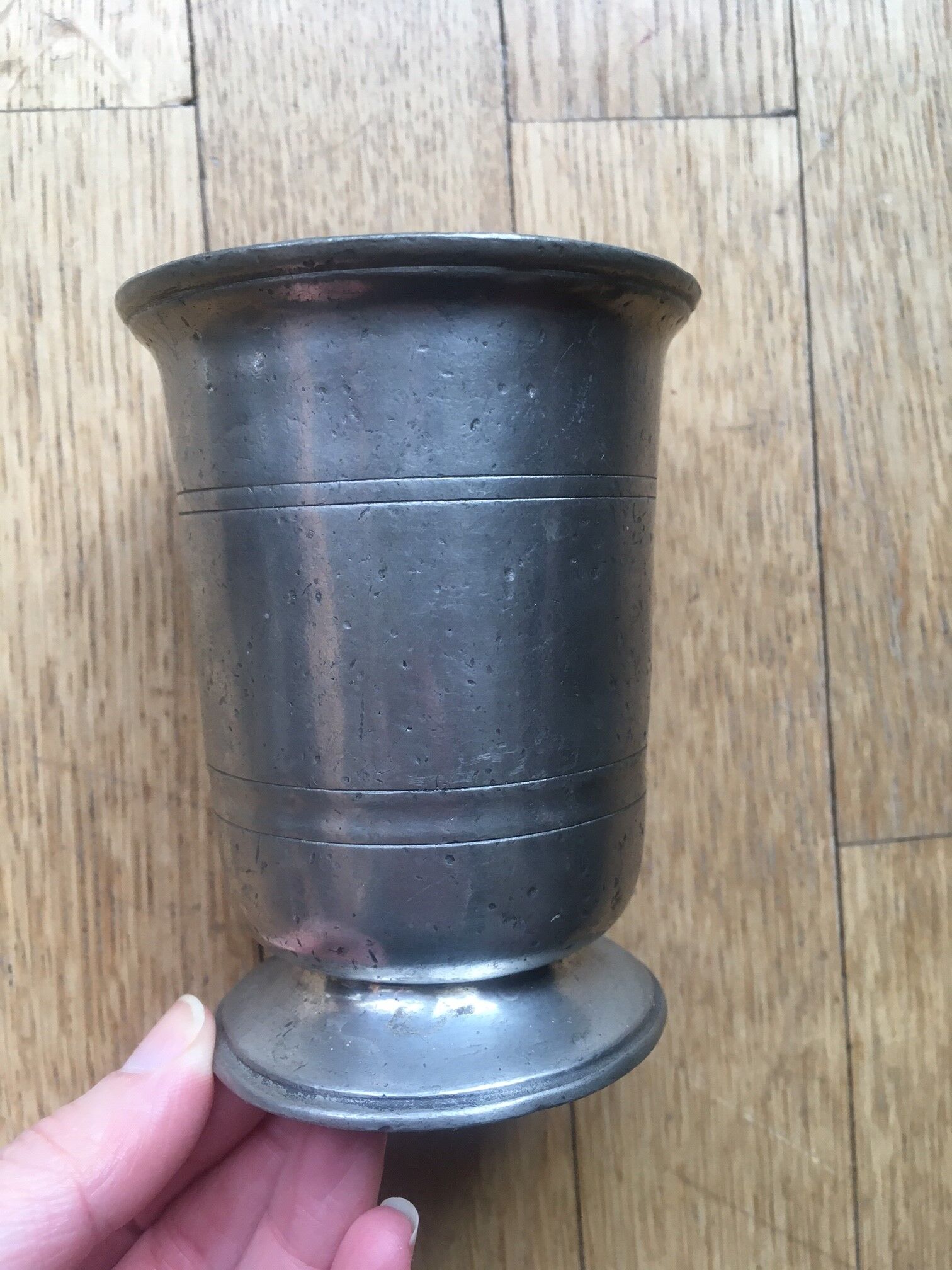 Vintage tin cup