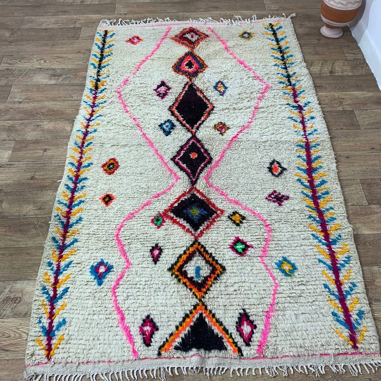 Handmade Moroccan Berber rug 240 x 147 cm