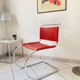 Pair of chairs MR 10 design Ludwig Mies Van Der Rohe vintage edition 90s