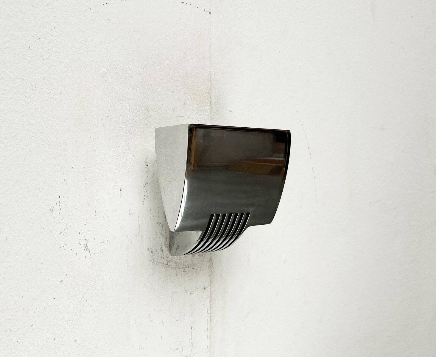 Vintage Postmodern Spanish wall sconces model Arqui Pe in aluminium by O. & S. Devesa for Metalarte, 1990s, set of 2