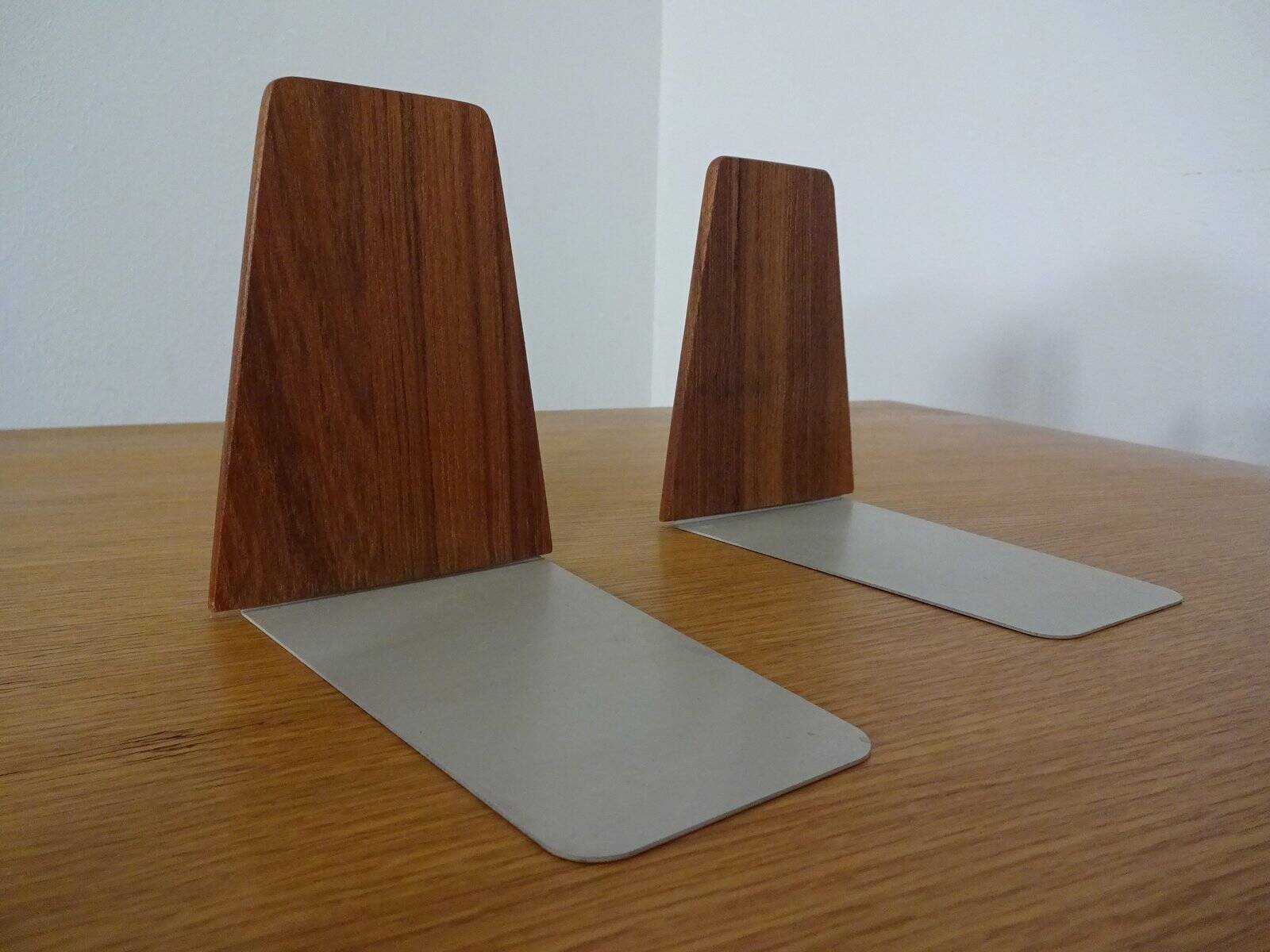 Danish Teak Bookends from Feldballes Møbelfabrik, 1960s, Set of 2