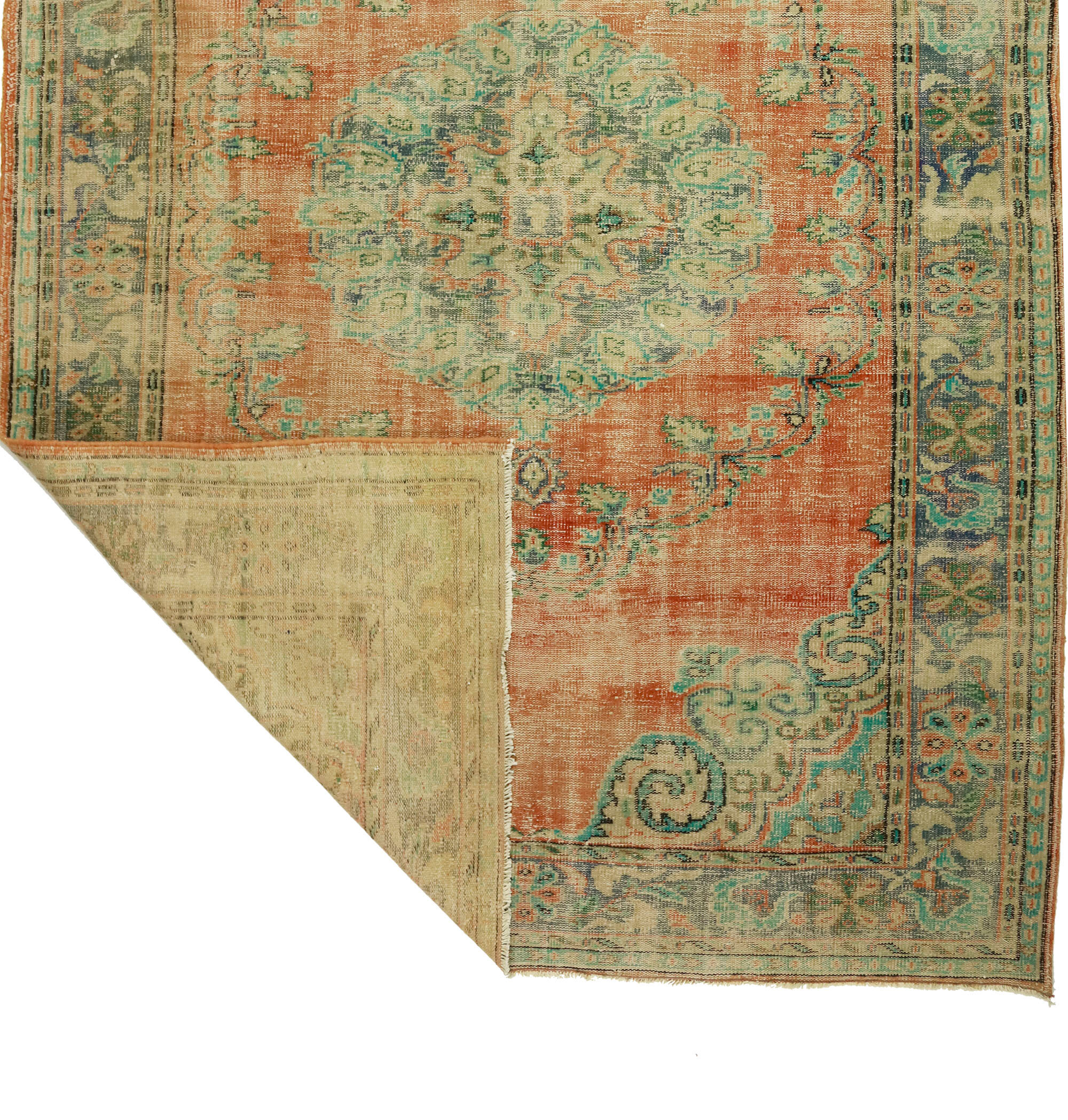 Anatolian handmade vintage rug 298 cm x 216 cm