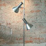 Vintage silver floor lamp, 1970