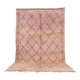 Pink Vintage Handmade Moroccan rug 183 x 313 cm - Berber Wool Rug Authentic