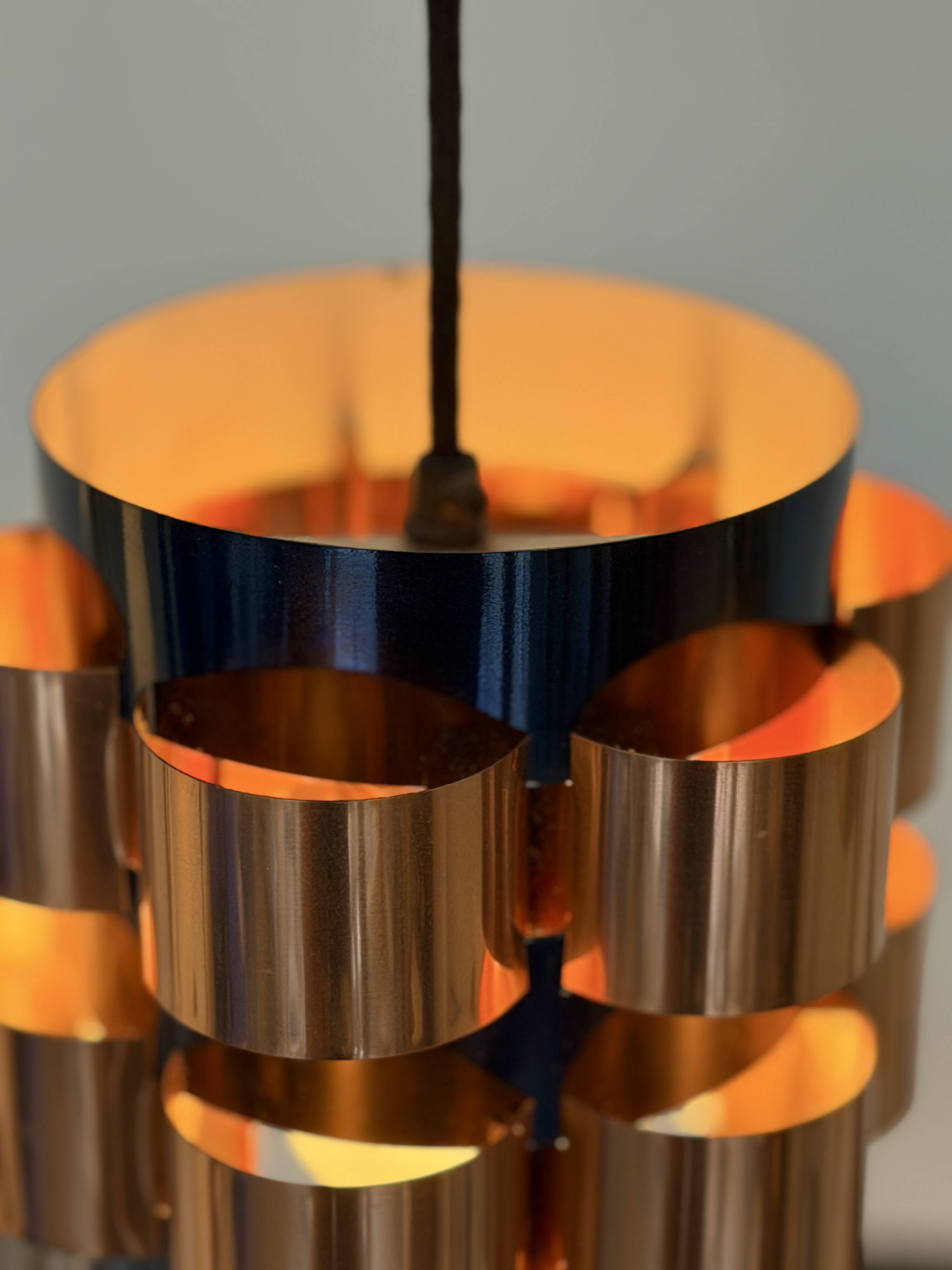 Vintage suspension by Werner Schou for Coronell Elektro, Denmark 1970s