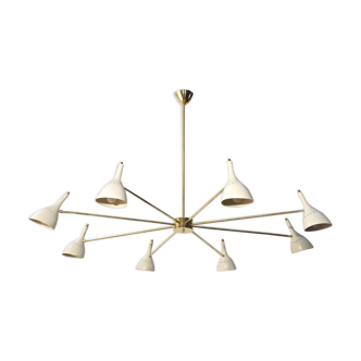 Modern Italian chandelier 1950's style