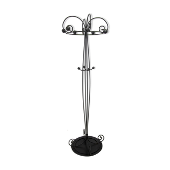 Forged Iron Coat Stand, Italy, 1980s