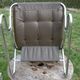 Chair tubular in Brown velvet of the 1970s