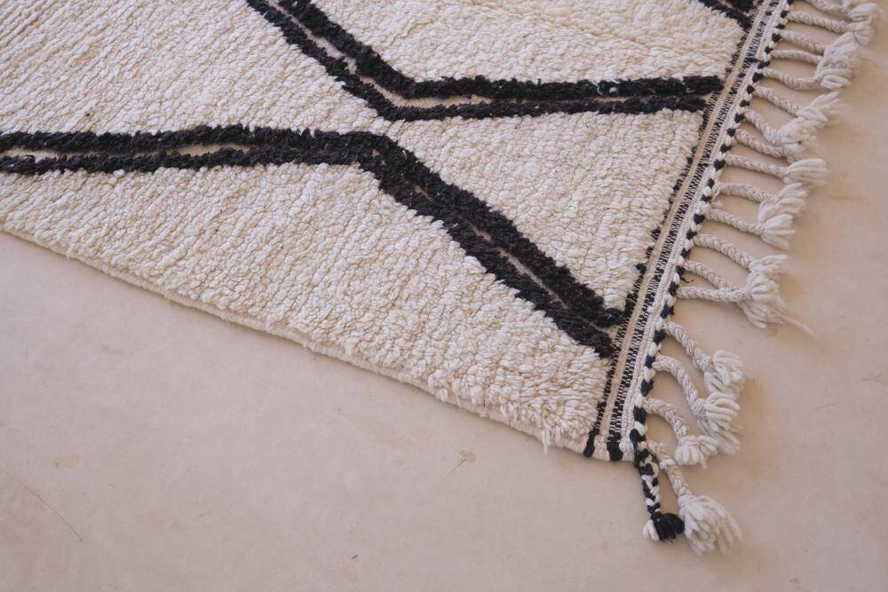 Tapis Beni Ouarain du Maroc - 243 x 151 cm