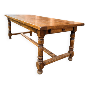 Grande table de ferme - massif bois