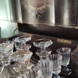 Napoleon III liquor cellar Baccarat glassware