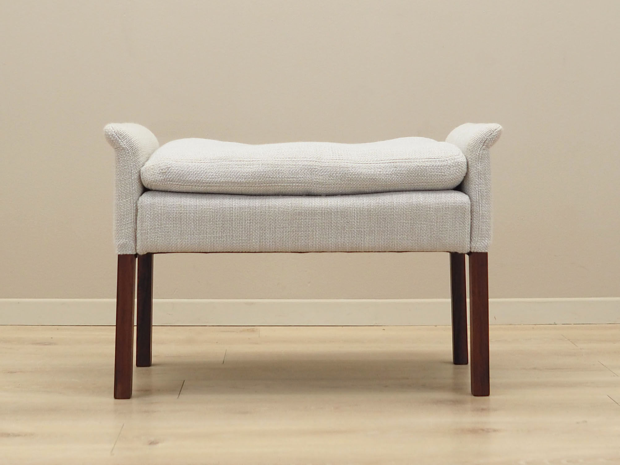 Rosewood footstool, Scandinavian design, 1960s, designer: Hans Olsen, production Vatne Møbler