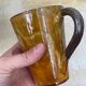 4 tasses à café mugs en céramique émaillée Vallauris a.e gitma