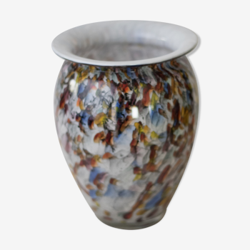 Vase plumetis arlequin de chez Makora en pologne