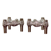 Pair of Vintage Brutalist Style Candle Holder by Stoff Nagel