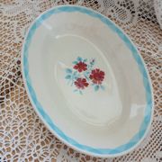 Lot of 12 Moulin des loups plates and dish