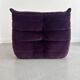 Purple "Togo" armchair by Michel Ducaroy