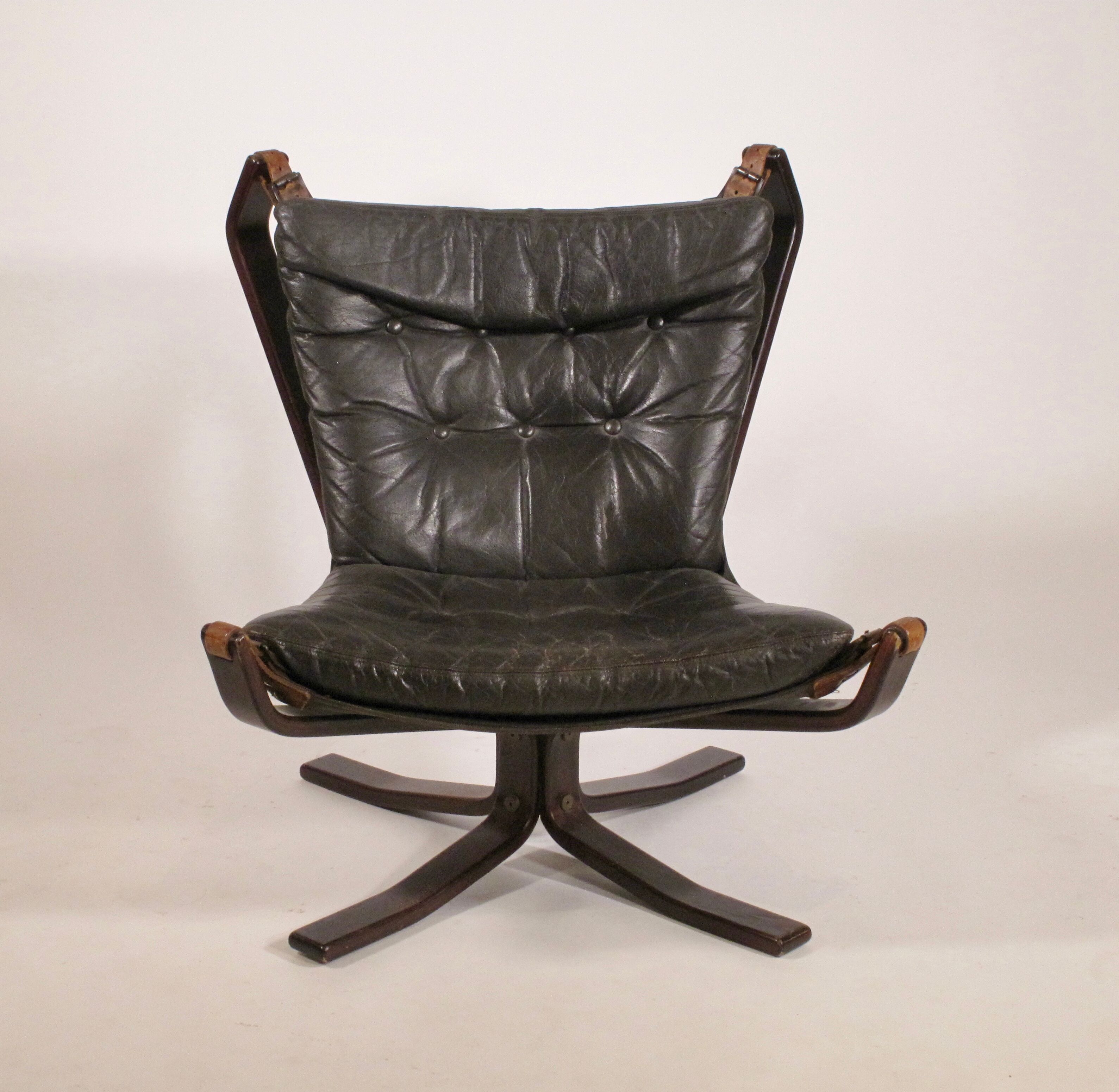 Fauteuil "falcon" de Sigurd Ressel, Norvège 1970