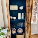 Renovated vintage display cabinet