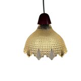 Erco Leuchten - Germany - pendant lamp - holophane style - Space Age - crys