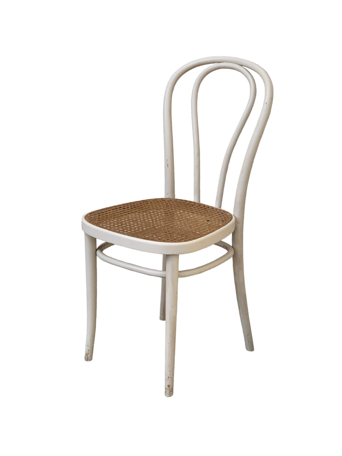 Caned bistro chair