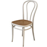 Caned bistro chair