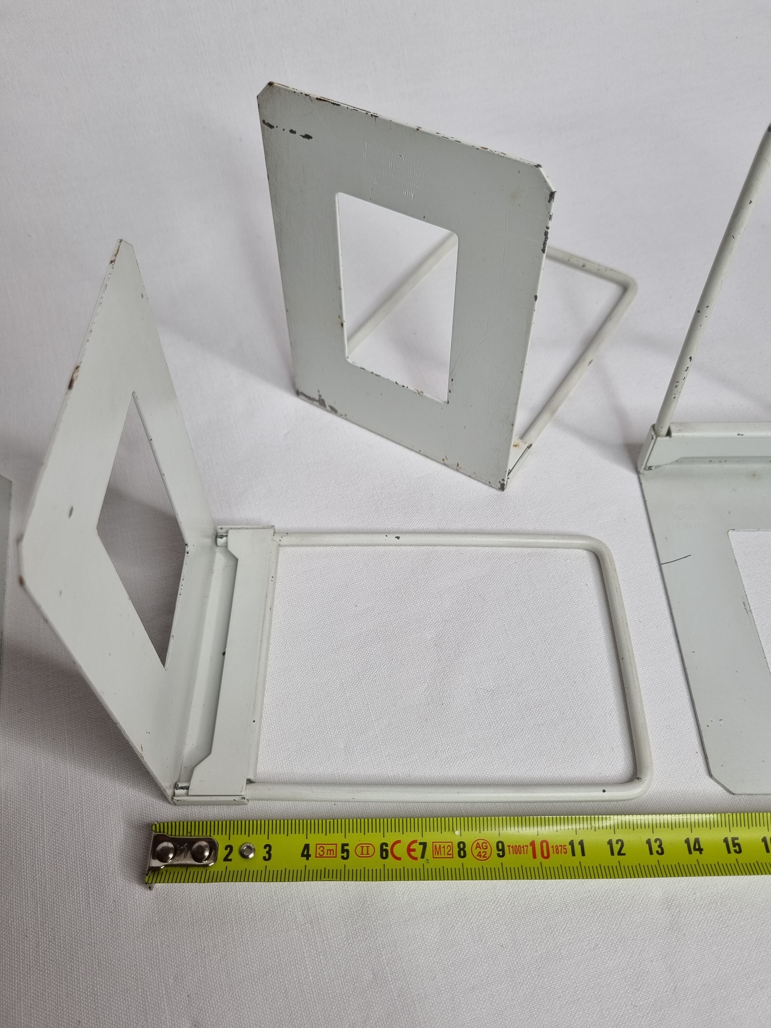 Two pairs of vintage book greenhouse "Element System", West Germany, 80s