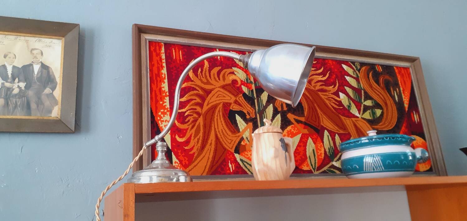 Library lamp, art deco reading light from the 20s