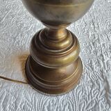 Pretty old brass candlestick type lamp