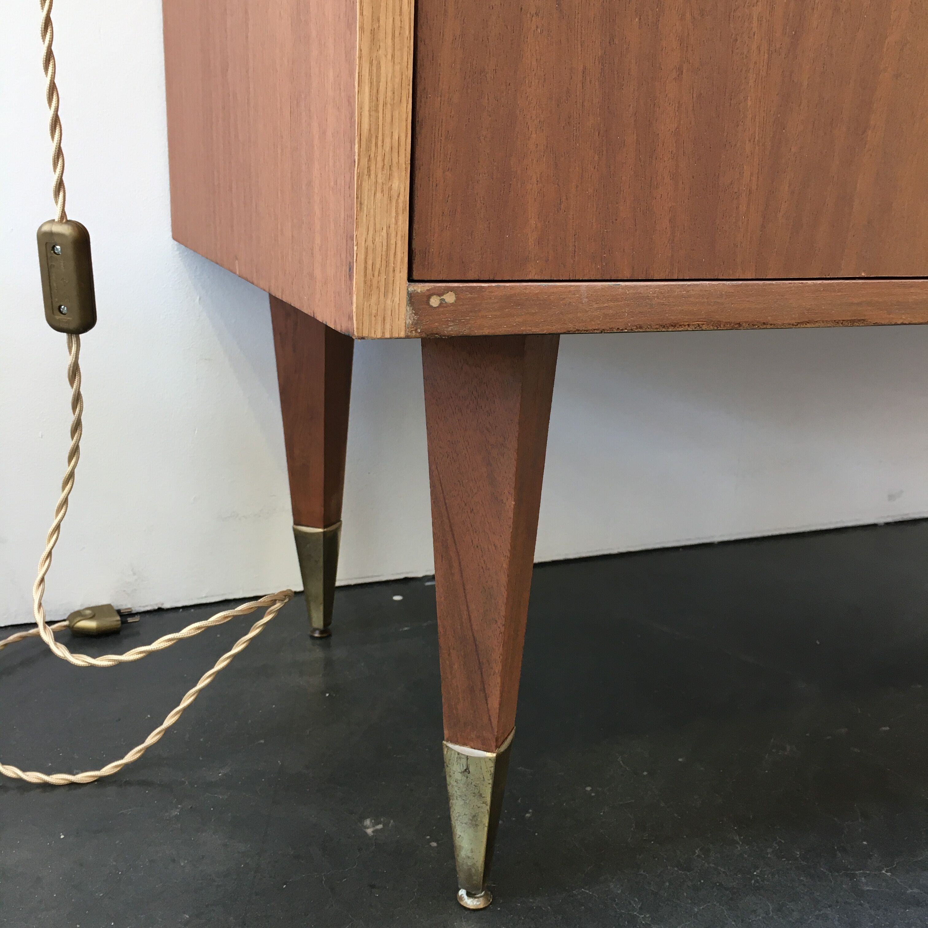 Scandinavian style teak chest of drawers