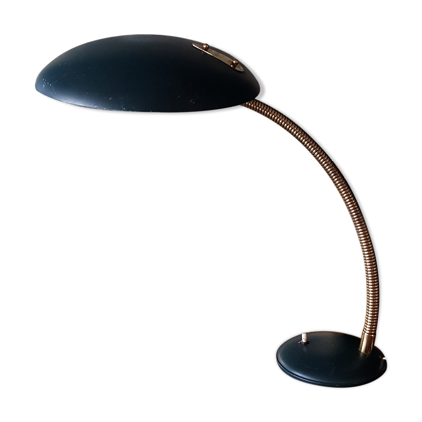 Bauhaus Office lamp green years 60 Philips