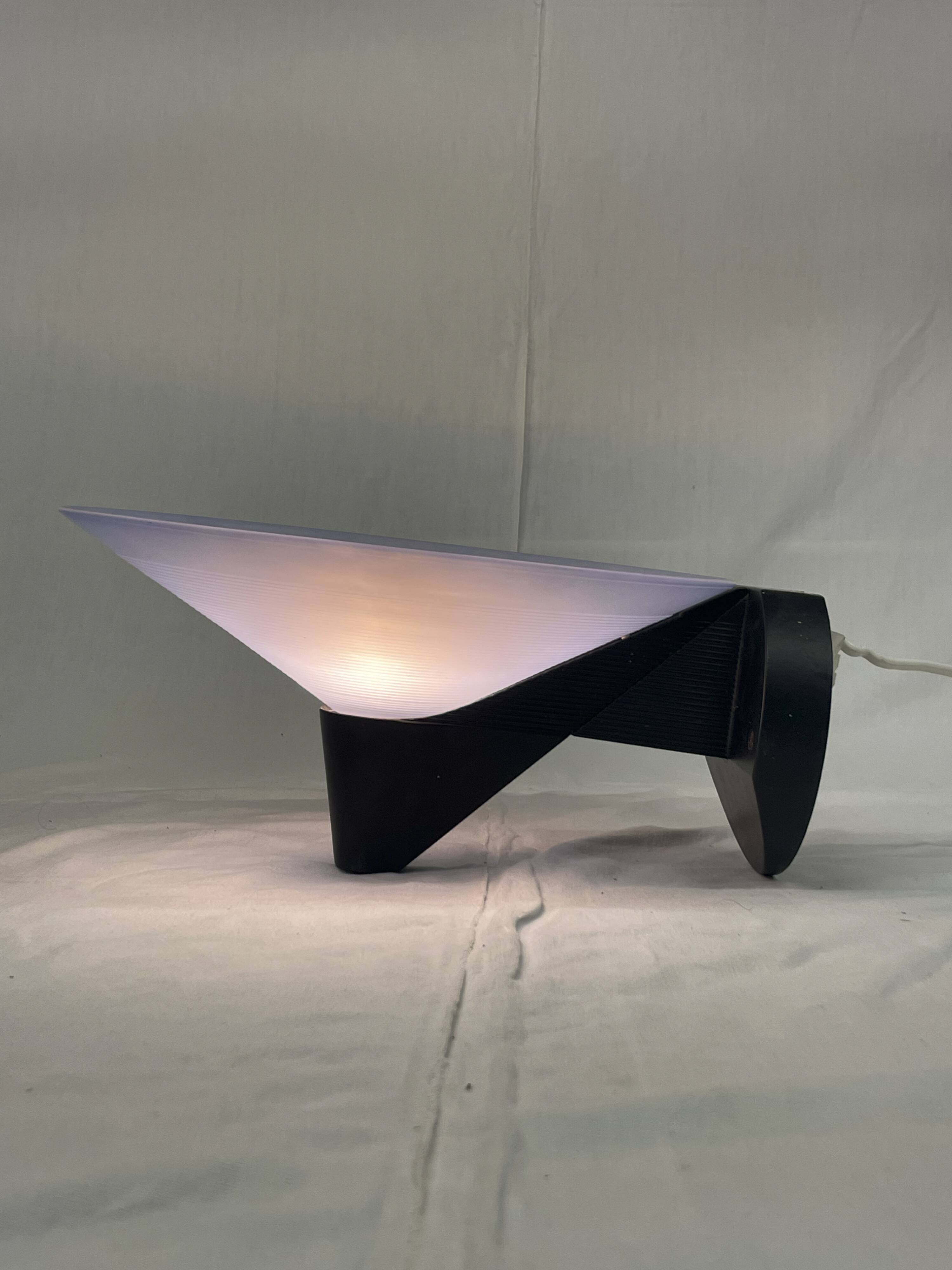 Pair of Lamiprogetti wall lights, Italy, 1980's