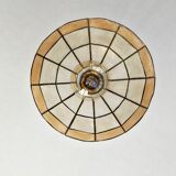 Vintage mother-of-pearl pendant lamp