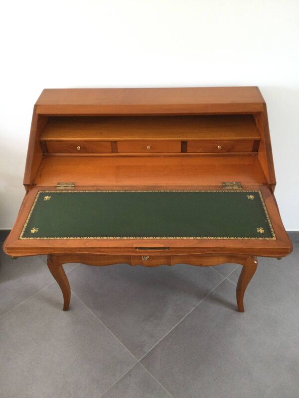 Bureau Dos d'âne En Merisier