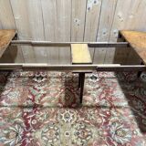 Oval dining table from the Art Deco period