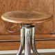 Adjustable industrial stool