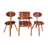 Ensemble de chaises Bow Wood édition Steiner